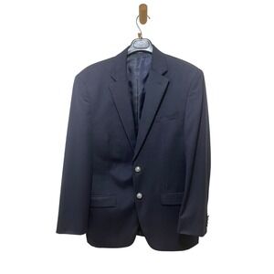 Michael Kors Navy Blue‎ Blazer Jacket Coat Business Casual Work Menswear 40R